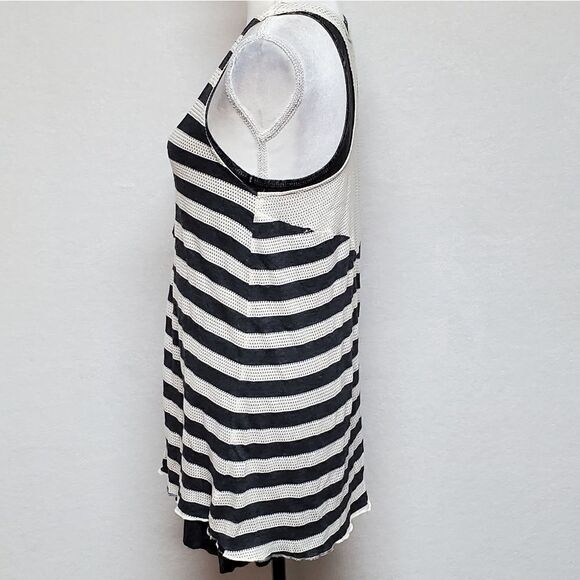 T-PARTY Stone Wash Black Bling I Love  Cowboys Striped Eyelet Mini Dress/Top Set - Picture 11 of 16